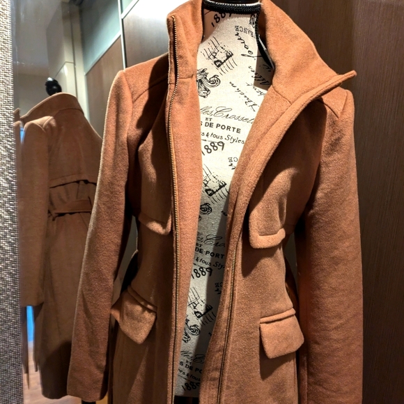 Women's Karl Lagerfeld wool blend coat - Picture 9 of 12